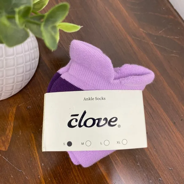 Clove Ankle Socks Small Lavender Purple - Image 3
