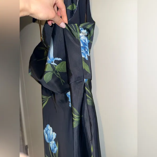 Sachin & Babi Delphine One Shoulder Floral Gown size 6‎ - Image 8