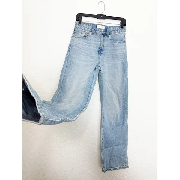 Zara Jean Z.03 Regular Fit High-Waist Long Length Size 4 Light Wash 8228/224/427 - Image 12
