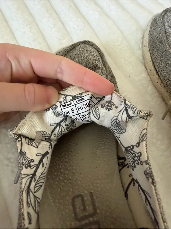 Hey Dude Casual Slip-On Shoes in Heather Taupe - Image 6