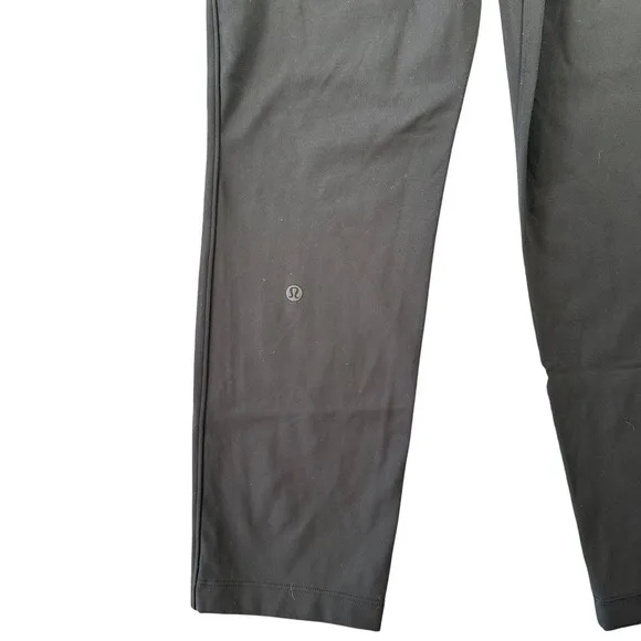 Lululemon On the Fly Pant 7/8‎ Luxtreme Black Drawstring Trousers LW5BPNS Size 4 - Image 3