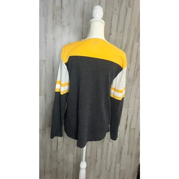 NWT Pittsburgh Penguins Women's Black Long Sleeve Graphic Hockey Shirt Medium‎ - Image 3
