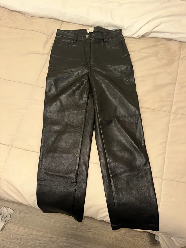 Black Leather pants  - Image 2