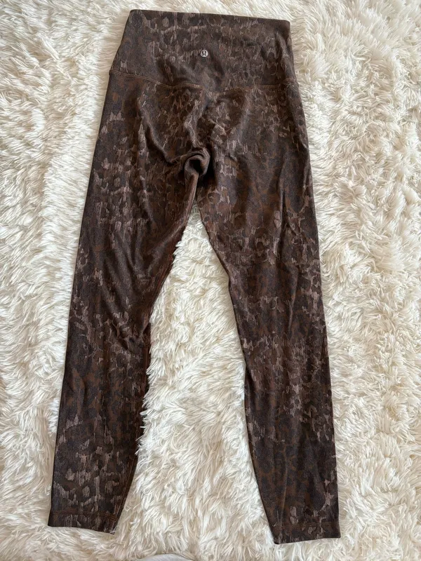 Leopard Print Lululemon Align Leggings 25” - Image 2