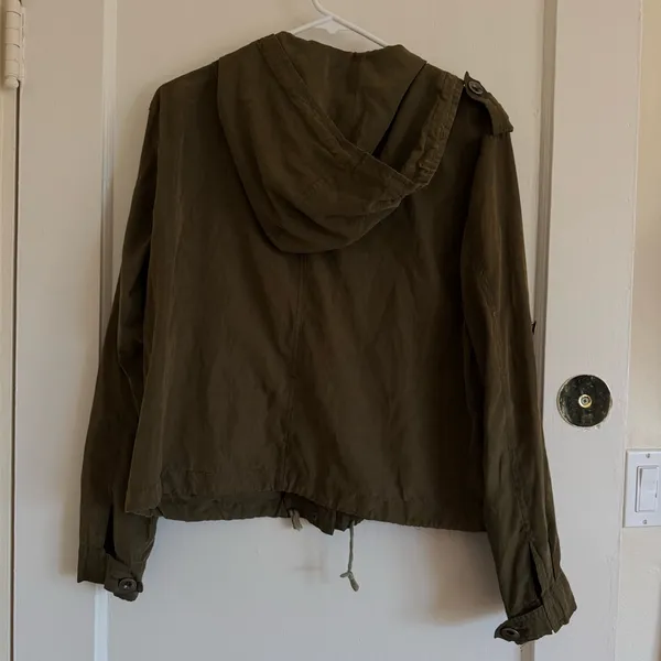Brandy Melville Khaki Utility Jacket - Image 5