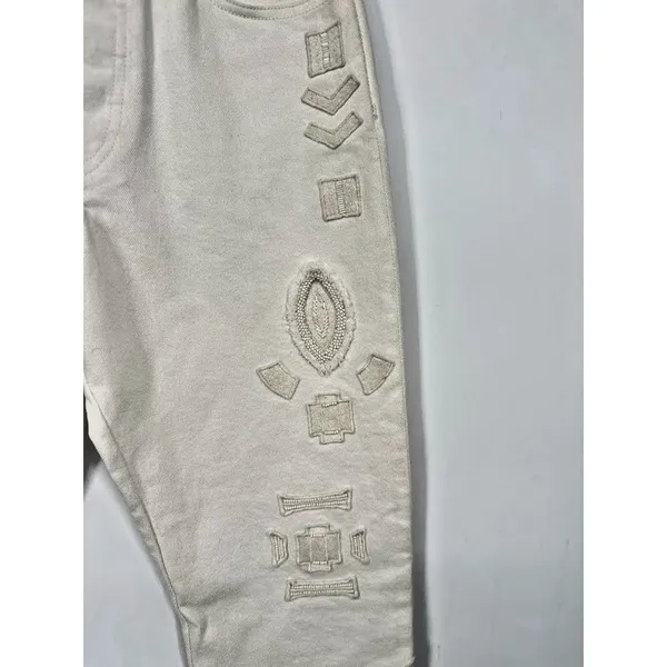 POLO RALPH LAUREN White Womens 27 Callen‎ HR Slim Jeans Aztec Boho Southwest - Image 3
