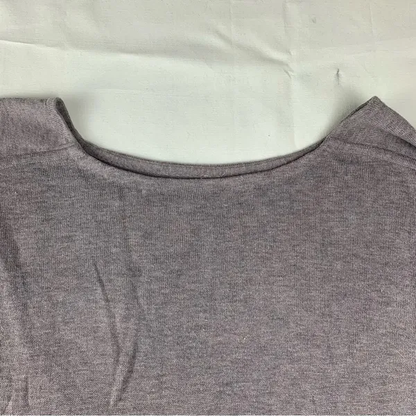 Lululemon women's 10 12 full extension sweater cashlu heathered gray long sleeve - Image 6