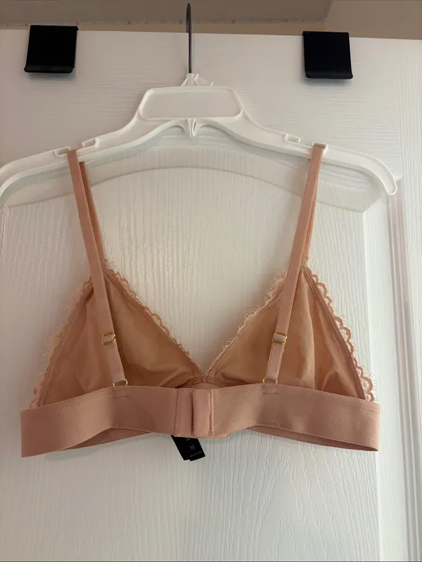PEPPER everyday lace bralette size medium Tan - Image 5