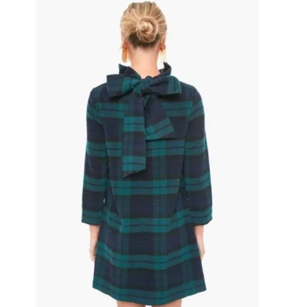 TUCKERNUCK Blackwatch Plaid Daphne Dress Small - Image 5
