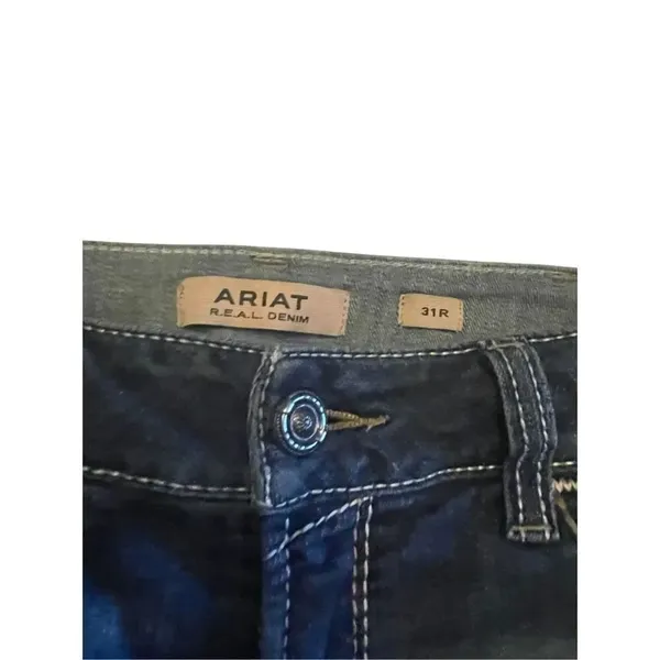 Ariat R.E.A.L Denim Mid Rise Boot Cut Jeans Size 31R - Image 8