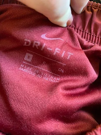 Nike Maroon Dri-Fit Shorts - Image 4