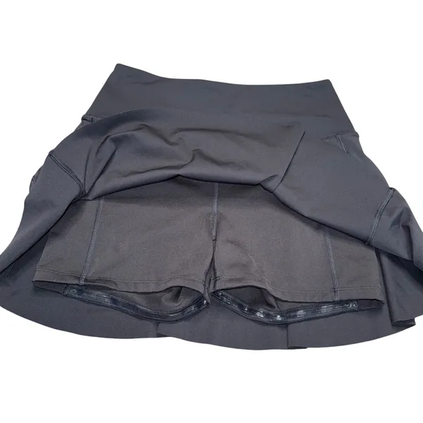 Athleta Ace Tennis Skort Womens XS Black‎ Excellent 13.5 Inch Athletic Skirt - Image 4