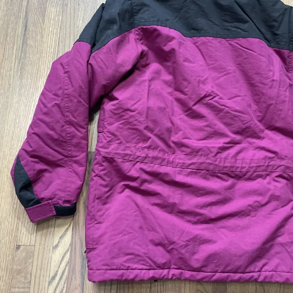 Vintage L.L.Bean Jacket Women's M Gorpcore 1990s Full Zip Hooded Purple Outdoor - Image 12