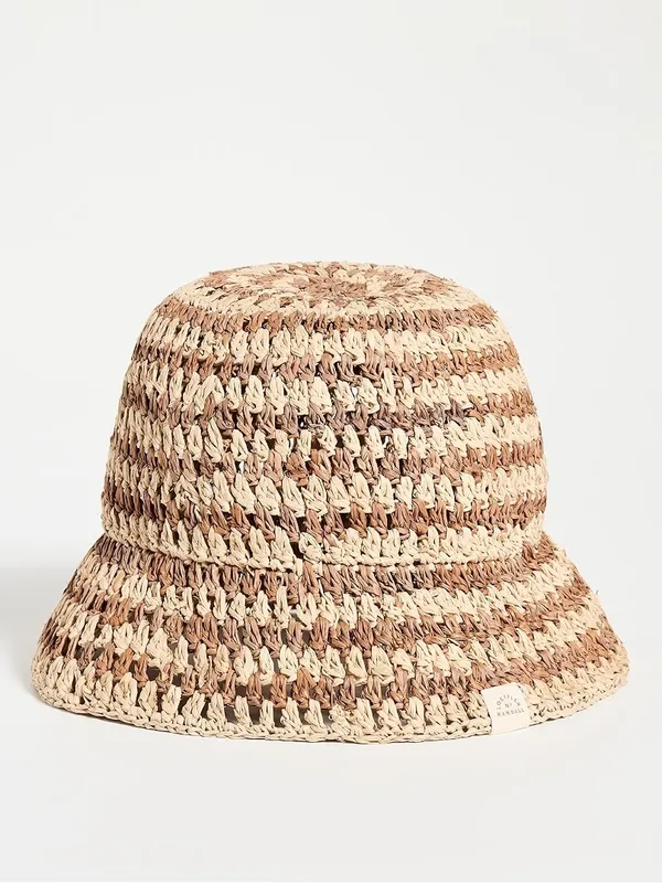 Loeffler Randall Jocelyn Raffia Bucket Hat - Image 8
