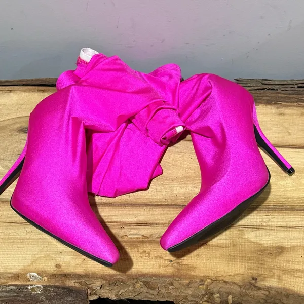 *NEW*‎ Azalea Wang Heart Out thigh high boots Size 7 A44 - Image 8