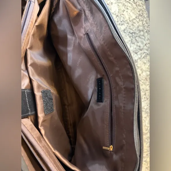 Black Laptop Shoulder Bag, 15.6" - Image 4