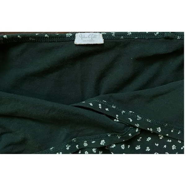Brandy Melville John Galt Green Mini Slip Dress Womens 0 Strappy Made in Italy - Image 5