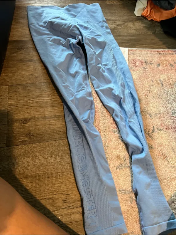 Spiritual gangster blue leggings m/l - Image 4