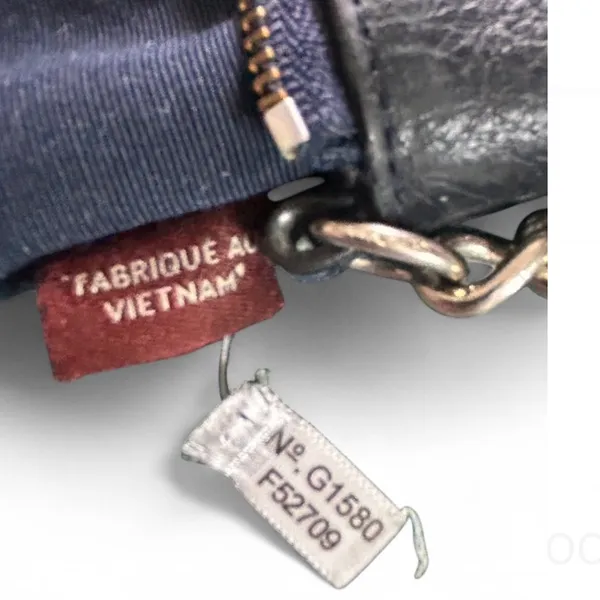 COACH NAVY crossbody small bag Leather. - Image 5