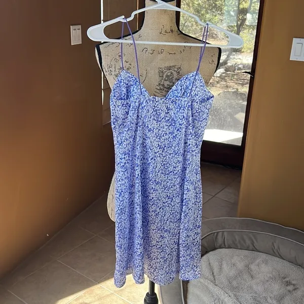 Princess Polly IMOGEN MINI DRESS BLUE Size 2 - Image 7