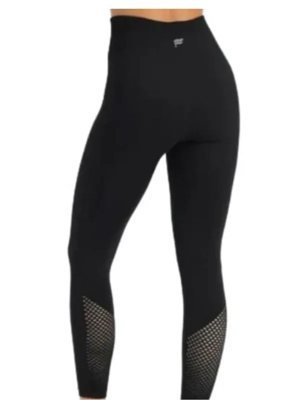 NWOT Fabletics Black Sync High Waist Seamless 7/8 Leggings Stretch Pants - Image 2