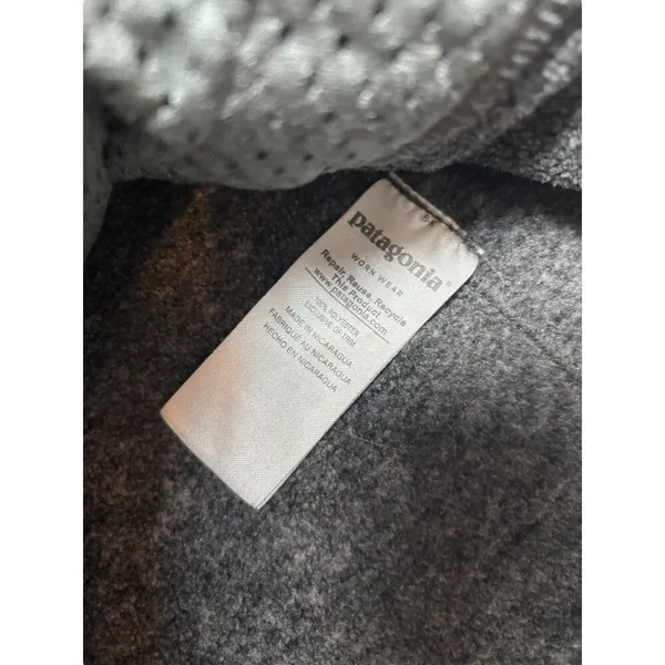 Patagonia Synchilla Womens Small Gray Fleece Pullover - Image 4