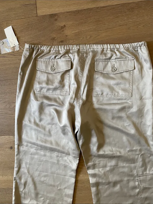 Old Navy Satin Cargo Jogger Pants Size 14 NWT - Image 11