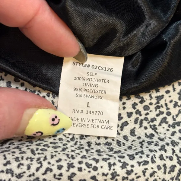 Sienna Sky Womens Cheetah Print A-Line Midi Skirt‎ Lined Large 02CS126 - Image 4