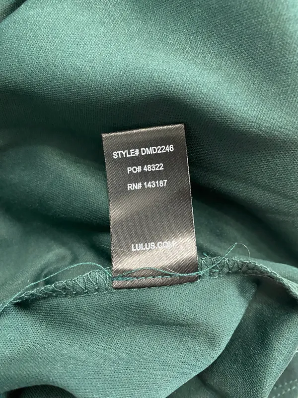 NWT Lulu’s Green Glimpse Of Glamor Mini Dress - Image 9