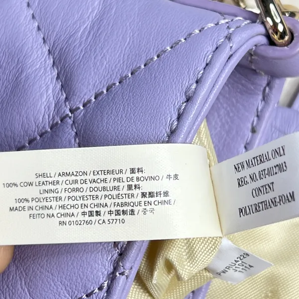 Kate Spade Emerson Place Vivenna Quilted Leather Crossbody Bag Lavender PWRU4229 - Image 4