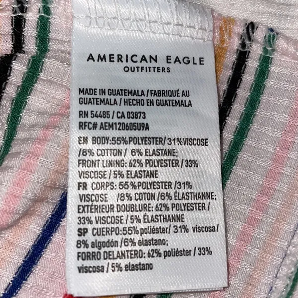 American Eagle striped tube top - Image 3