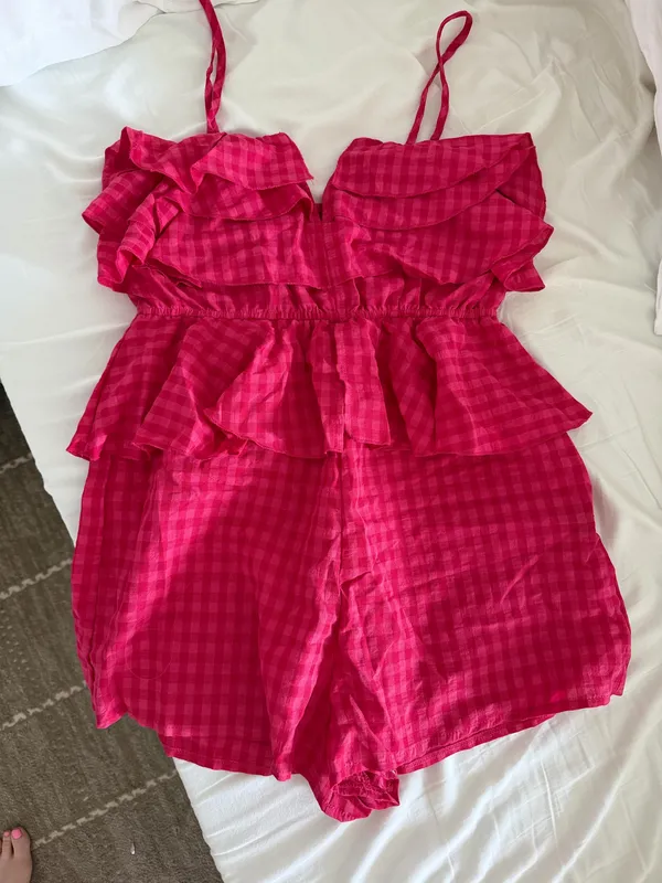 Gingham romper - Image 2