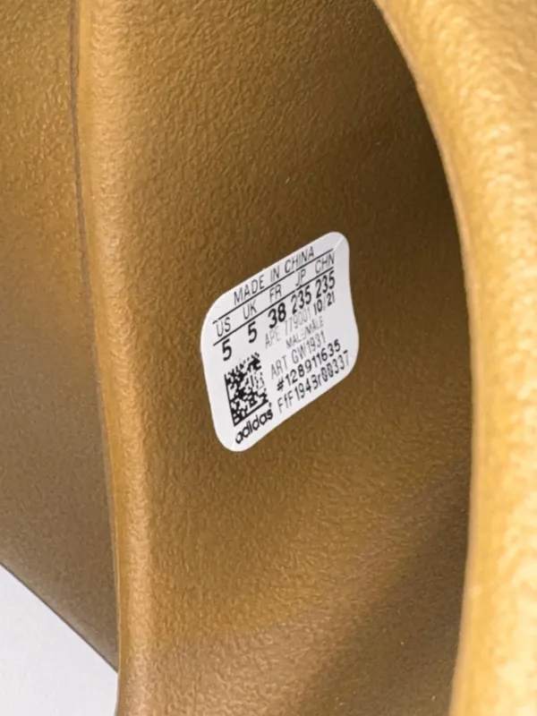Yeezy Slides Adidas Ochre Brown 6 - Image 8