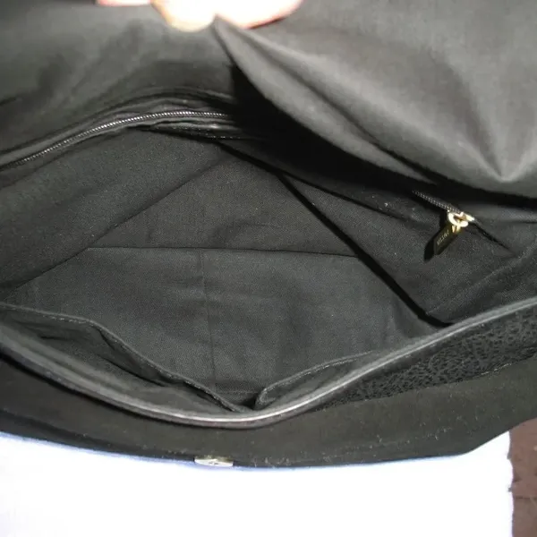 Fossil  Black Leather Crossbody Bag - Image 7