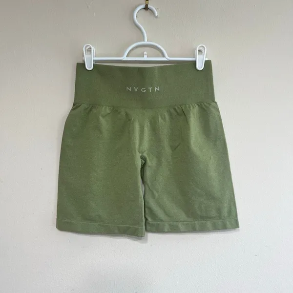 NVGTN Green Pro Seamless Shorts High Rise Medium Women - Image 5