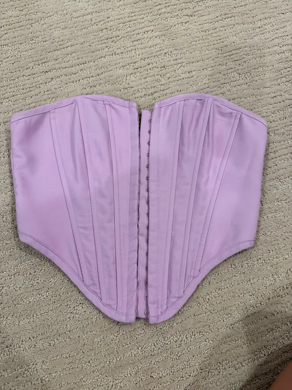 Hello Molly Craving Us Corset Top in Lilac Size 8 (L) - Image 2