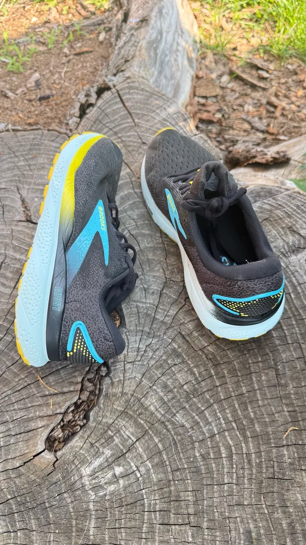 Brooks Ghost 16 Running Shoes Men Size 9 D Black Blue Mesh Comfort Low Sneakers - Image 5