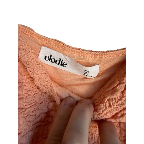 Elodie Coral Textured Lace Bodysuit NWT Small Nordstrom - Image 3