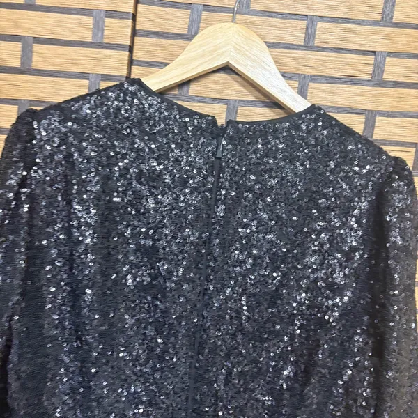 Kate Spade Black Sequin Dress Size‎ 14 - Image 5
