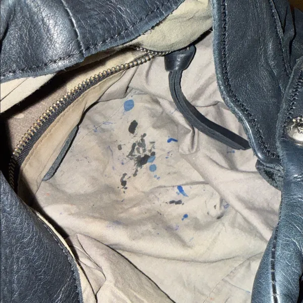 Lucky Brand Black Leather Shoulder Hobo Bag - Image 5