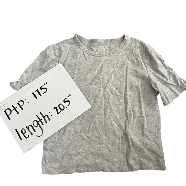 Aerie Gray Short Sleeve Basic Tee - Image 5