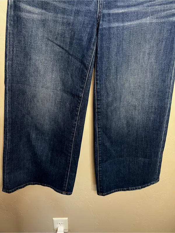 Madewell High‎ Rise Wide Leg Crop Denim Jeans - Image 4