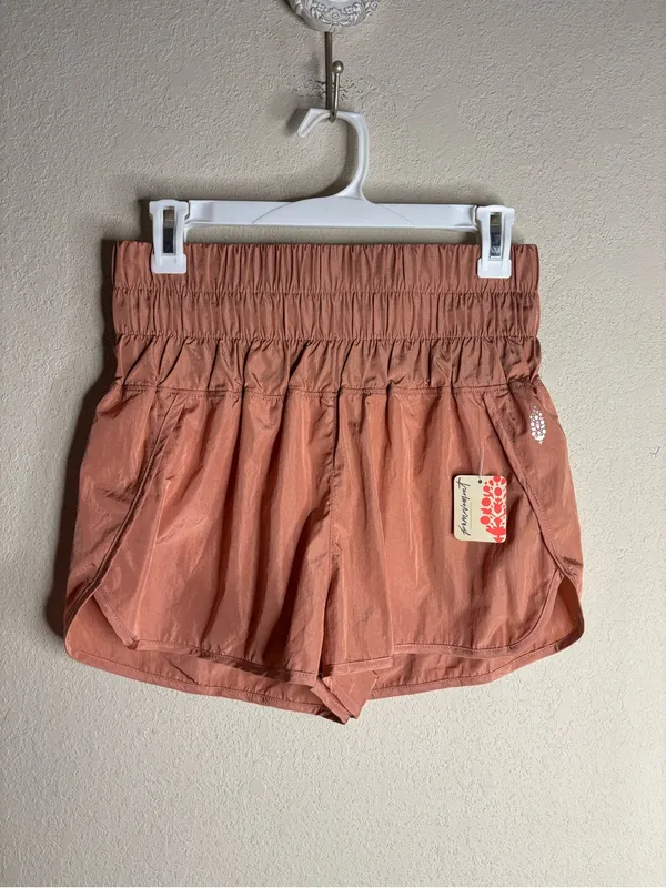 Free People The Way Home high rise shorts Terra cotta size small NWT - Image 2