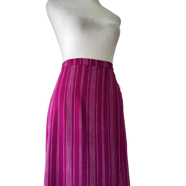NWT Maurices Dark Pink High Low Maxi Skirt - Image 5