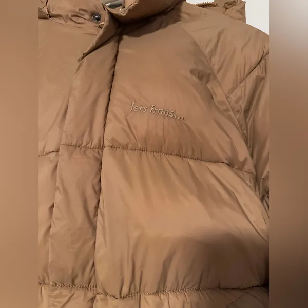 Iets Frans Thermore Insulated Puffer Jacket $124 Fall Winter‎ Cozy Warm Brown - Image 5