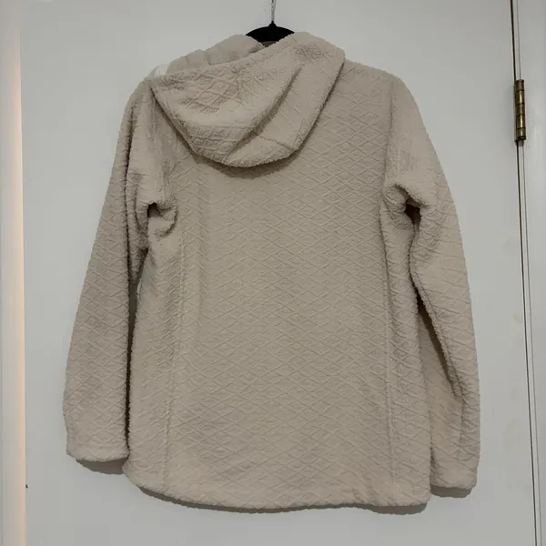 Patagonia W's Diamond Capra Hoody Cream Ivory Size Medium Pullover - Image 8