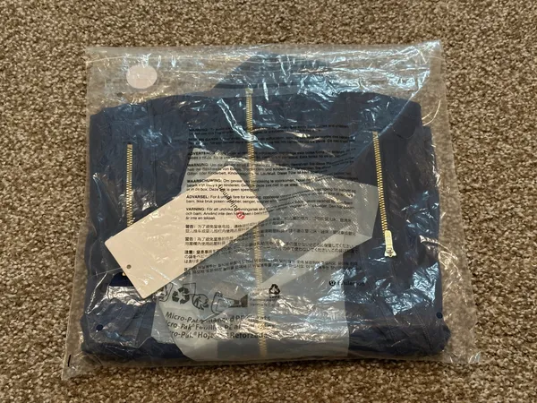 NWT Lululemon Define Cropped Jacket Nulu - Blue Twill/Gold/Gold - 4 - Image 9