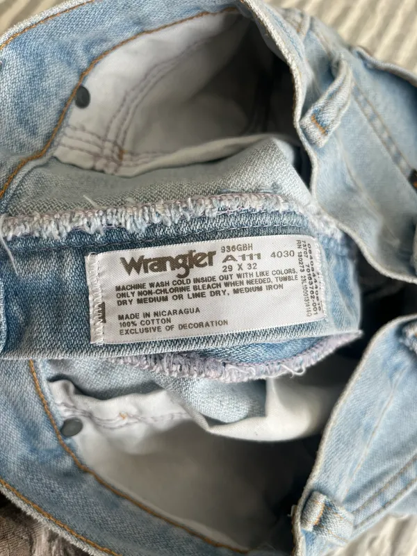 Wrangler light denim shorts - Image 2