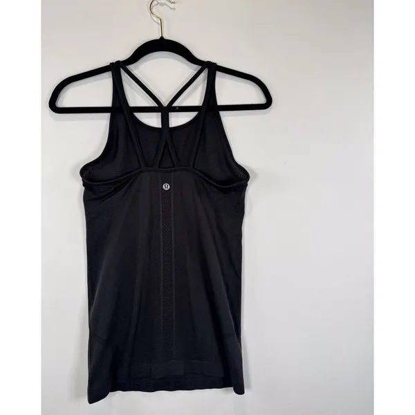 Lululemon Womens Top Gray Swiftly Tech Strappy Tank Stretch Yoga Gym Size 4 - Image 8