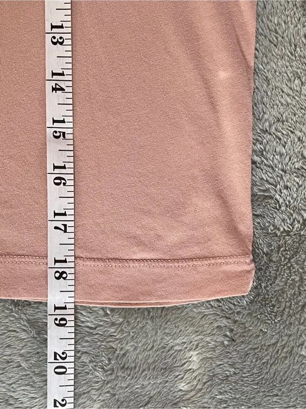 MATE the Label blush organic cotton long sleeve top minimalist sustainable L - Image 7